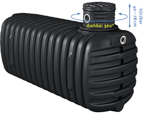 4rain Promo 4100 L ondergrondse tank (levering gratis aan de stoeprand, ongeladen)