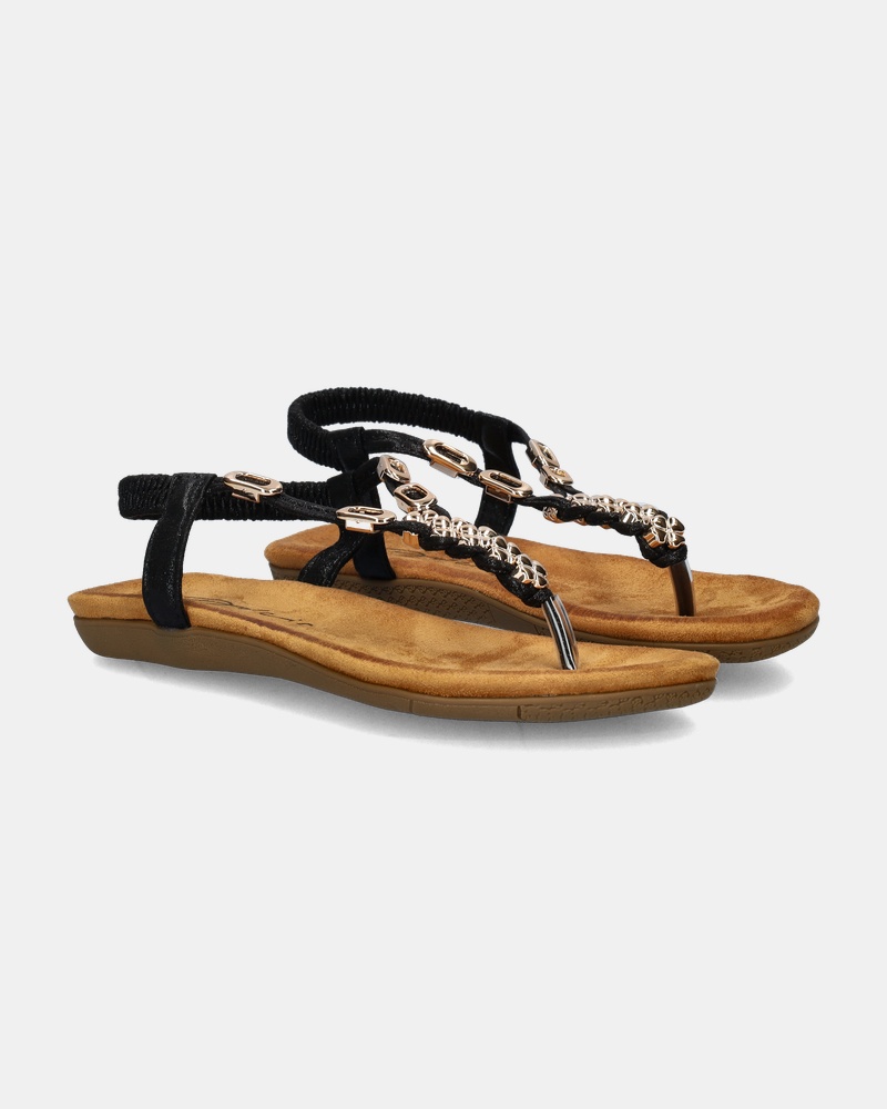 Dolcis Sandalen  - zwart
