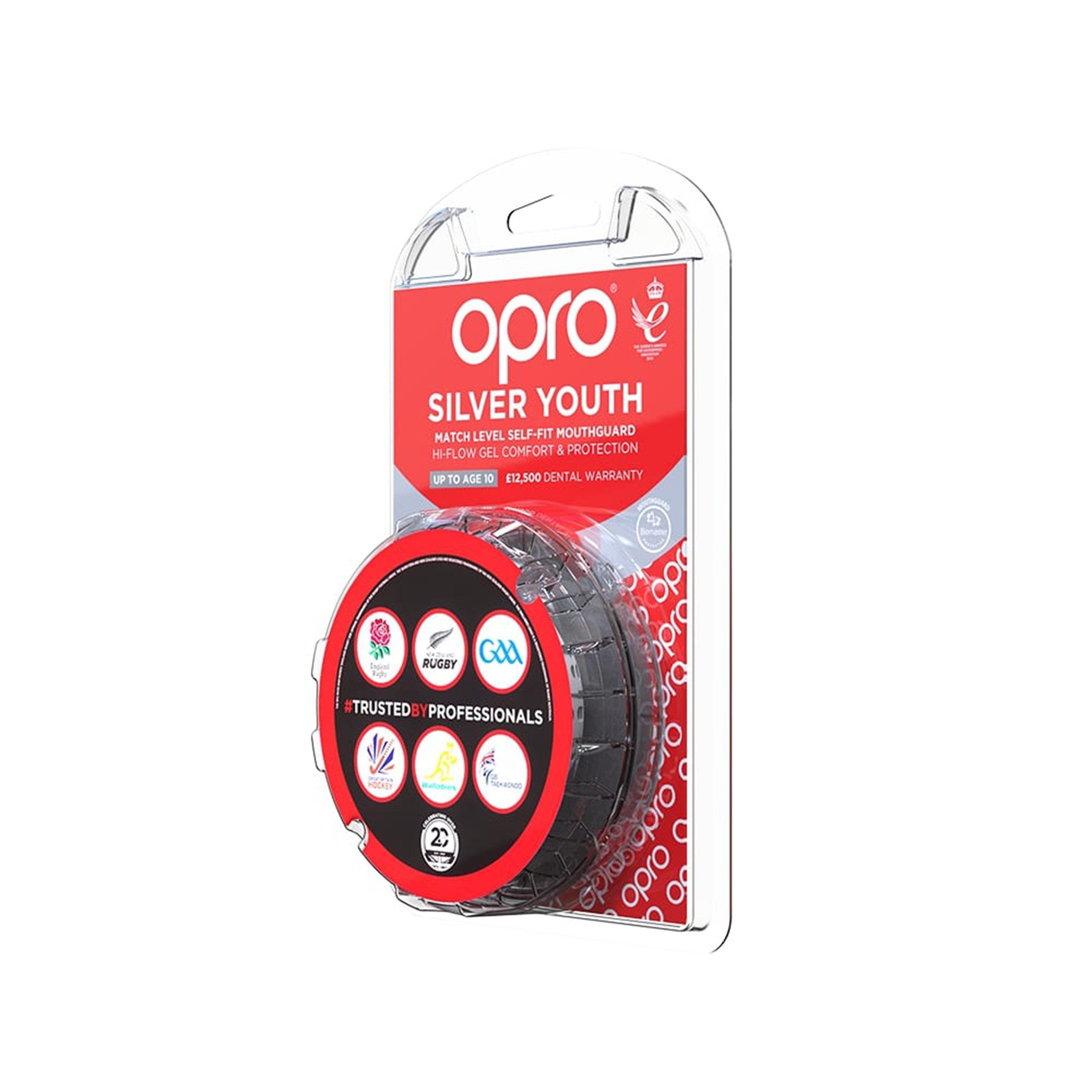 Opro Silver Mouth Guard Juniors