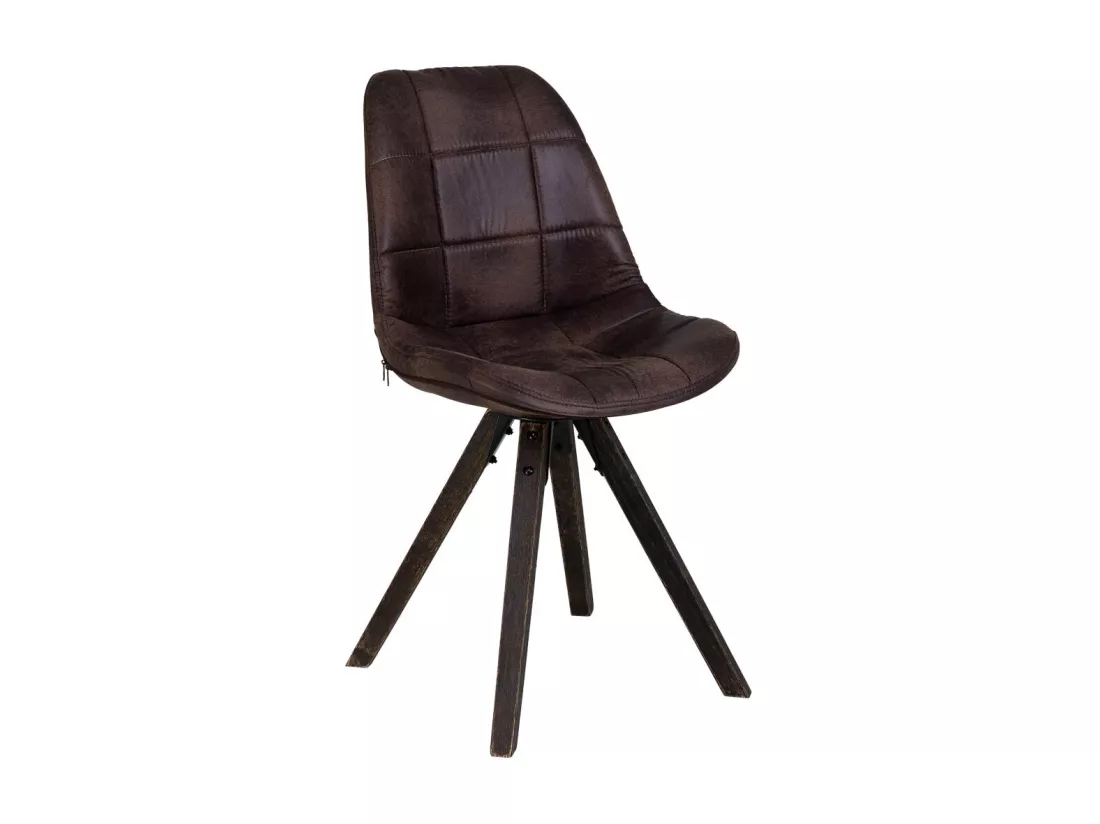 Chaise en bois rembourrée 48x44x84h cm