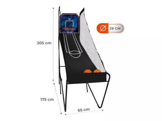 Panier de basket pliable Monoshot SAN DIEGO avec Compteur de point électronique