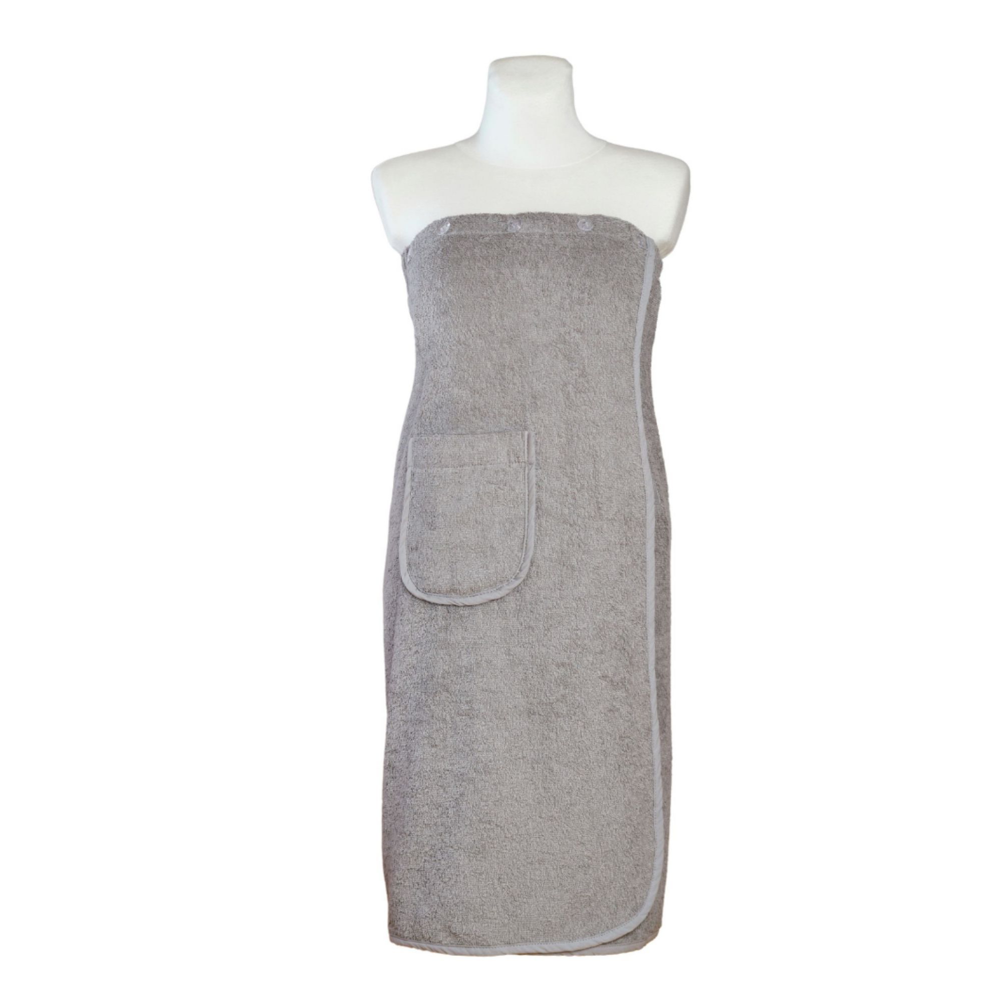 Carenesse Sauna-Kilt Damen 80x140 cm  grau