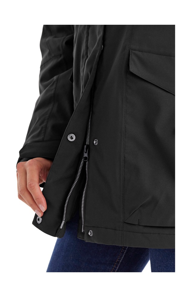 Killtec Funktionsjacke »Damen Jacke« Wasserdichte, atmungsaktive Damenjacke mit abnehmbarer Kapuze