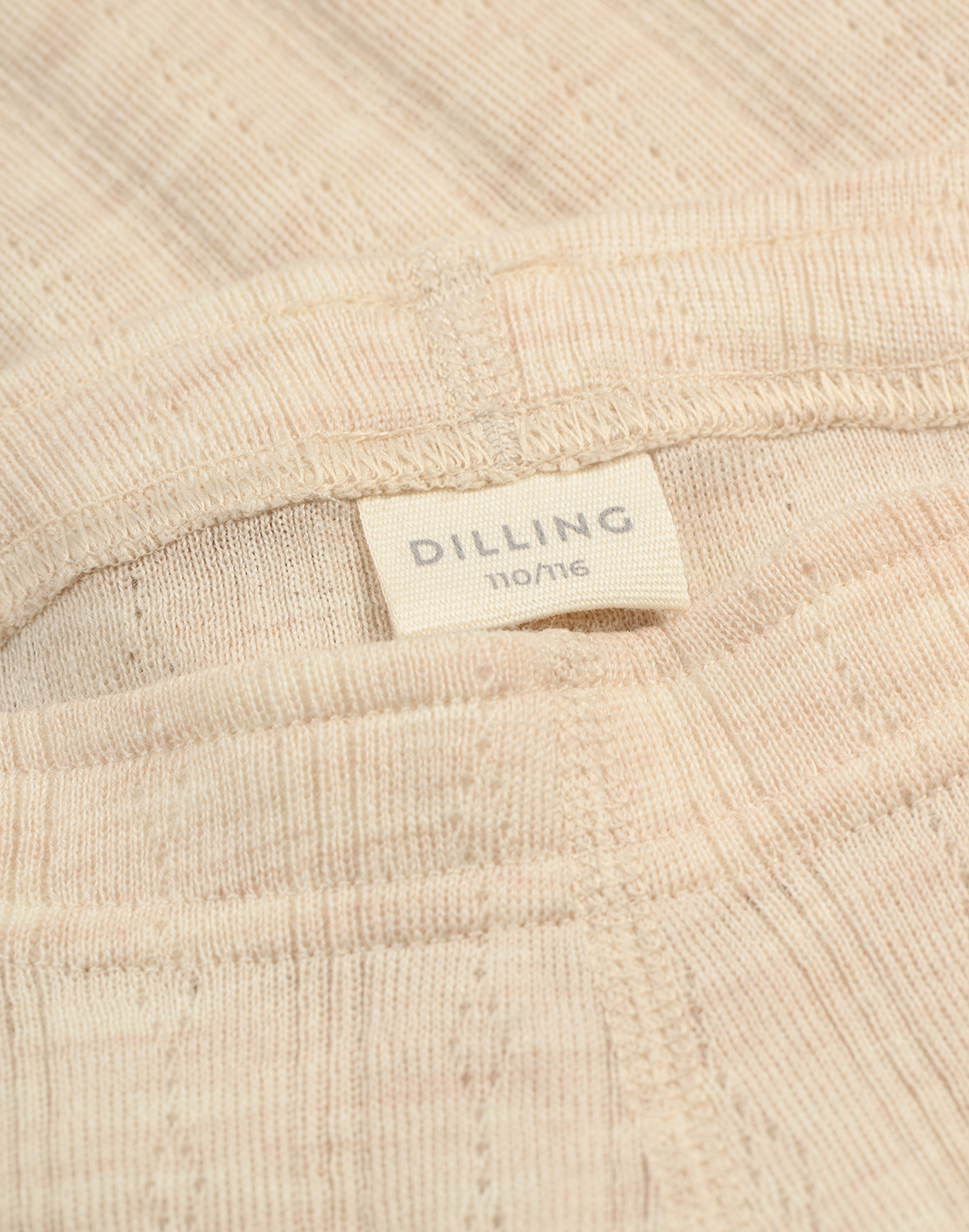 Pointelle legging van merinowol voor kinderen