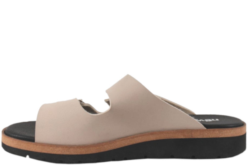 NEW FEET SANDFARVET SLENTERS I MICROFIBRE