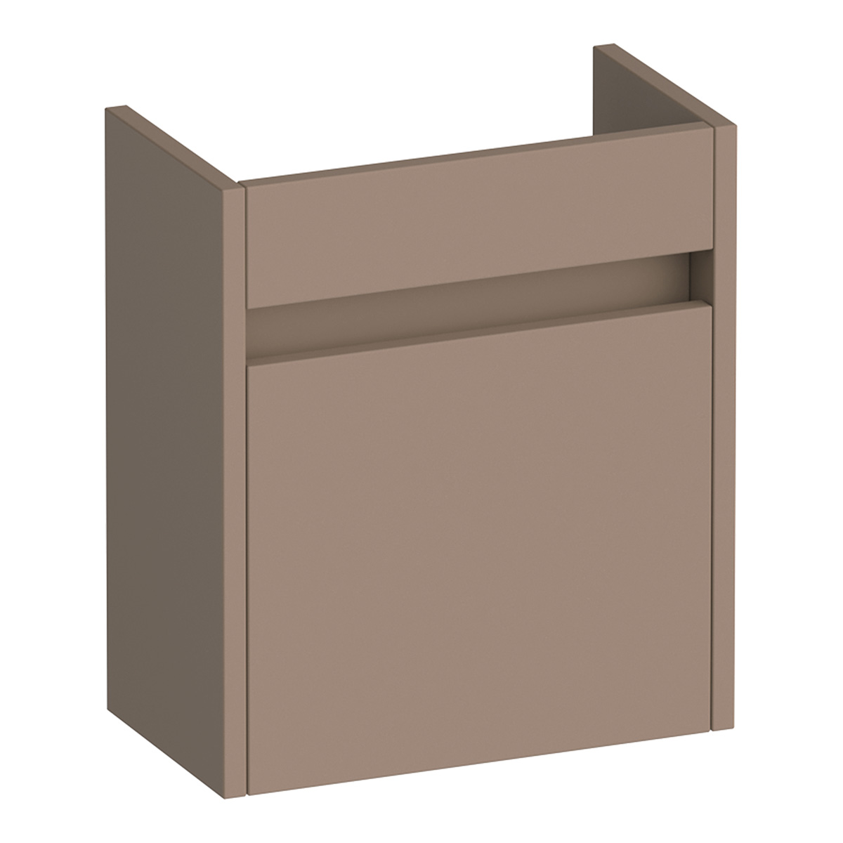 Brauer Adore fonteinkast 40cm met 1 deur rechtsdraaiend mokka mat