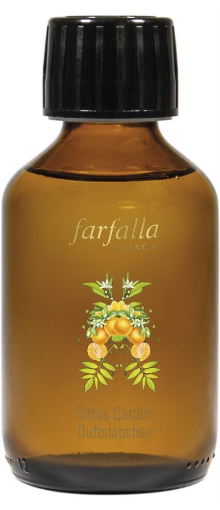 Farfalla Duftstäbchen Nachfüllung Citrus Garden Glasfl 150 ml