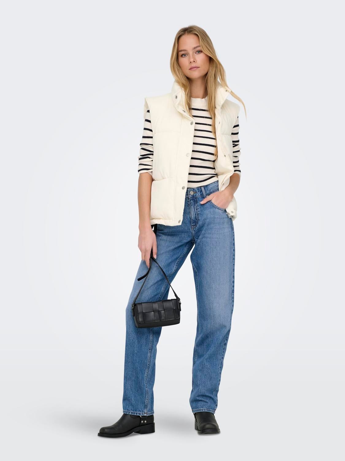 ONLLUMI Mittlere Taille Hohe Taille Jeans Medium Blue Denim