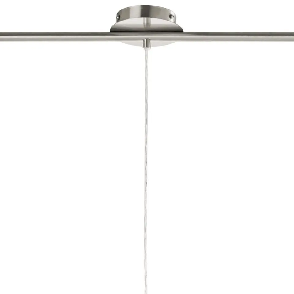 EGLOPintoNeroHanglamp-Nikkel-Mat-Zwart-Transparent,Wit