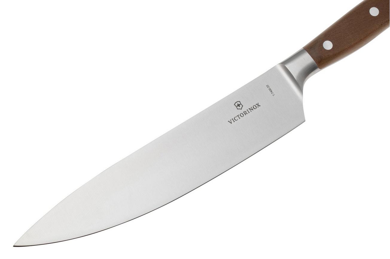 Victorinox Grand Maître Chef's Knife 7.7400.22G, esdoornhout, koksmes, 22 cm