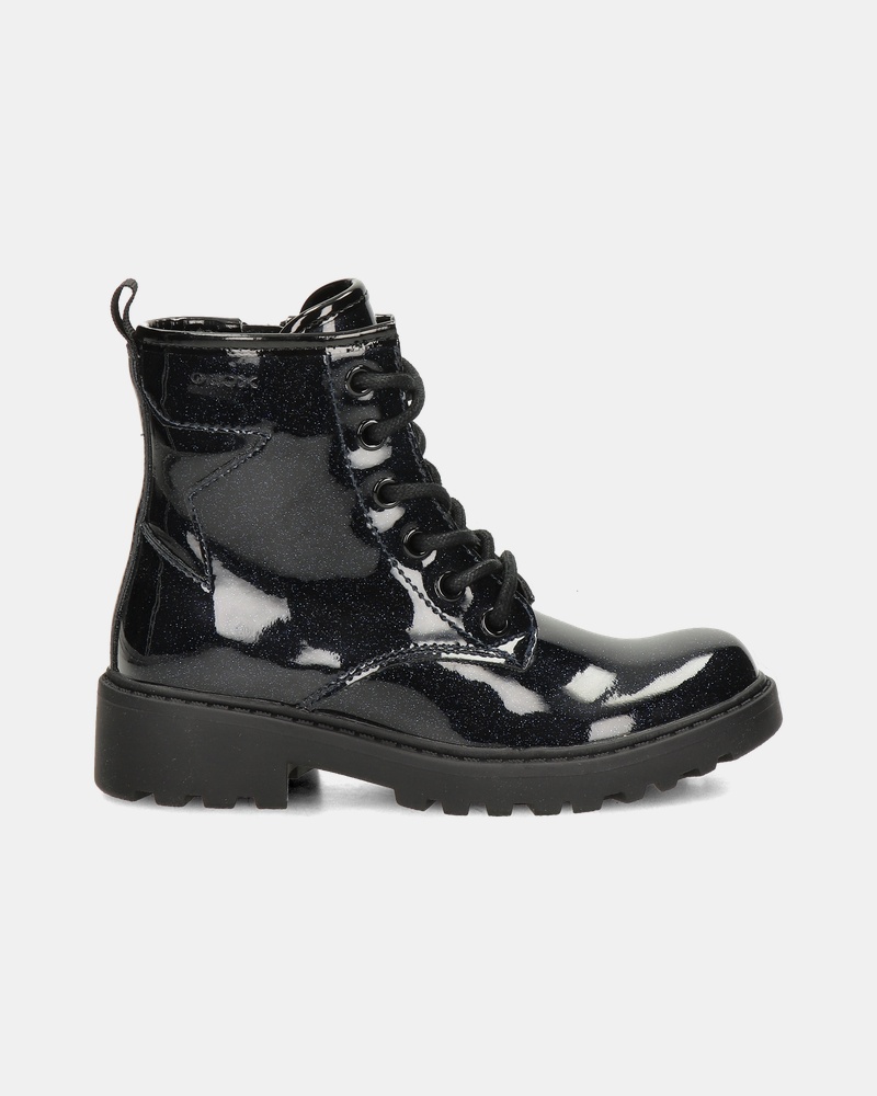 Geox J Casey Veterboots  - blauw