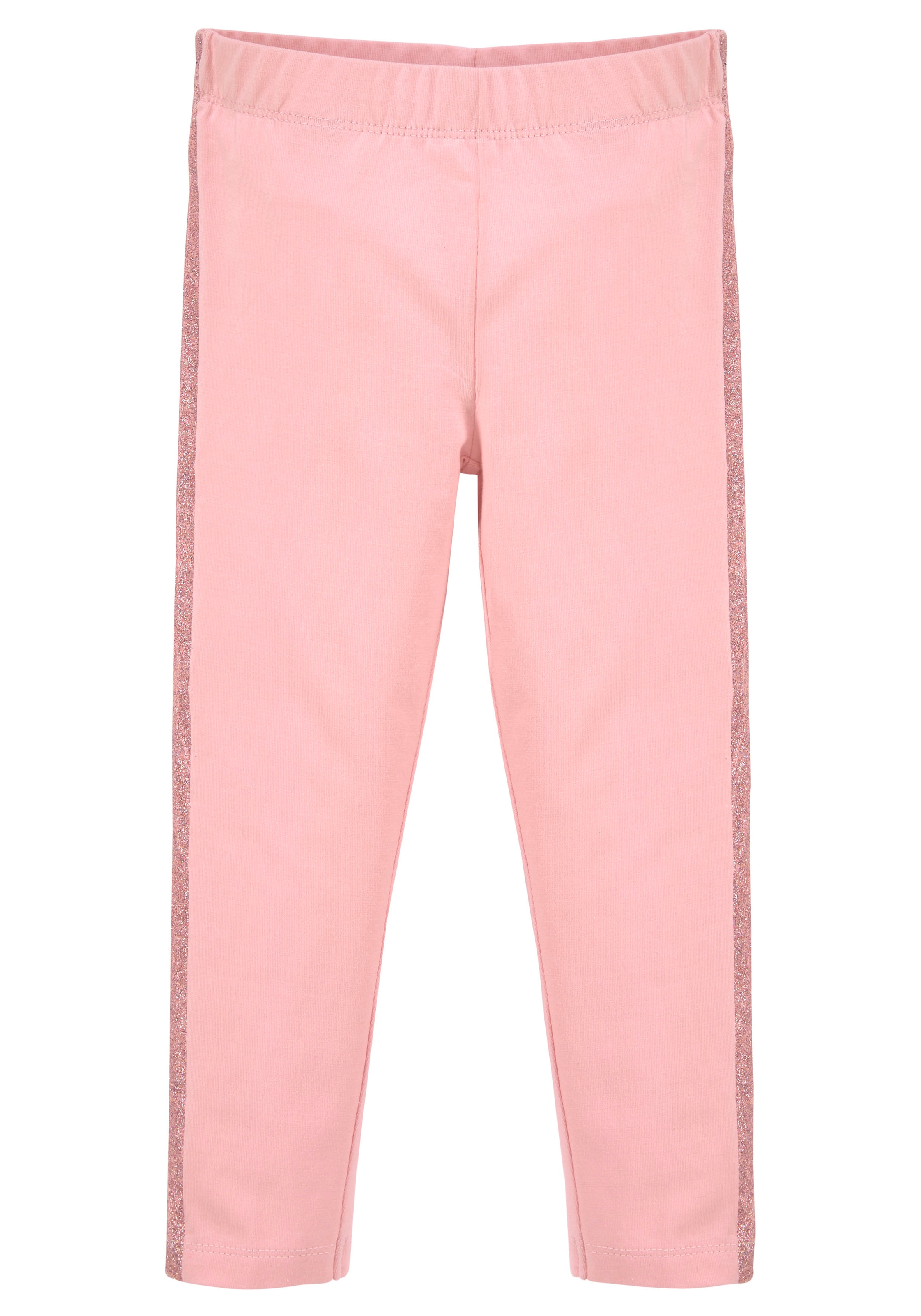 KIDSWORLD Langarmshirt & Leggings »2tlg. Set Shirt + Leggings mit Glitzerdetails«, 2 Stk. niedlicher Schmetterling für kleine Mädchen