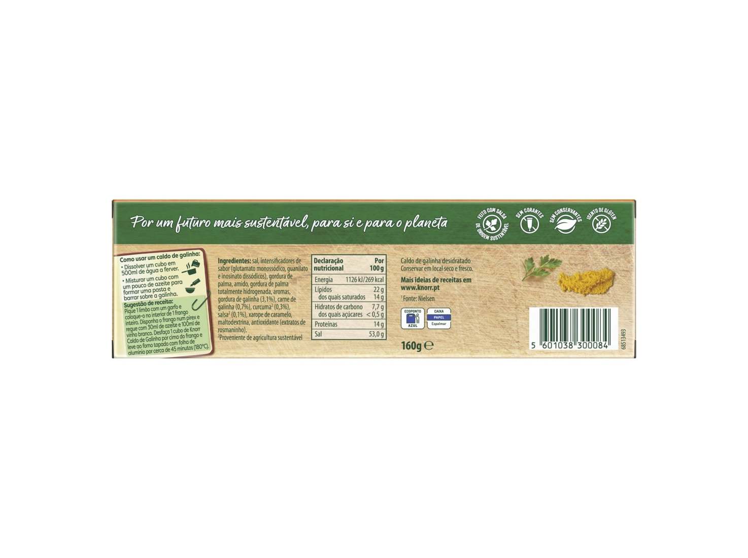 CALDO KNORR GALINHA 16 CUBOS 160G