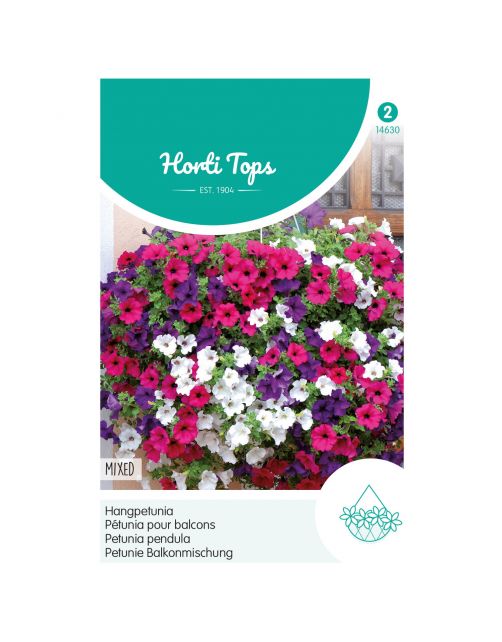 Hortitops Petunia - Hangpetunia Gemengd - Bloemenzaden - 200 g