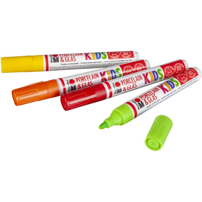 Marabu KiDS - Stifte-Set  - Porzellan & Glas