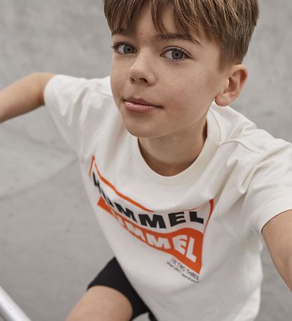 Hummel T-Shirt - hmlTWO - Marshmallow