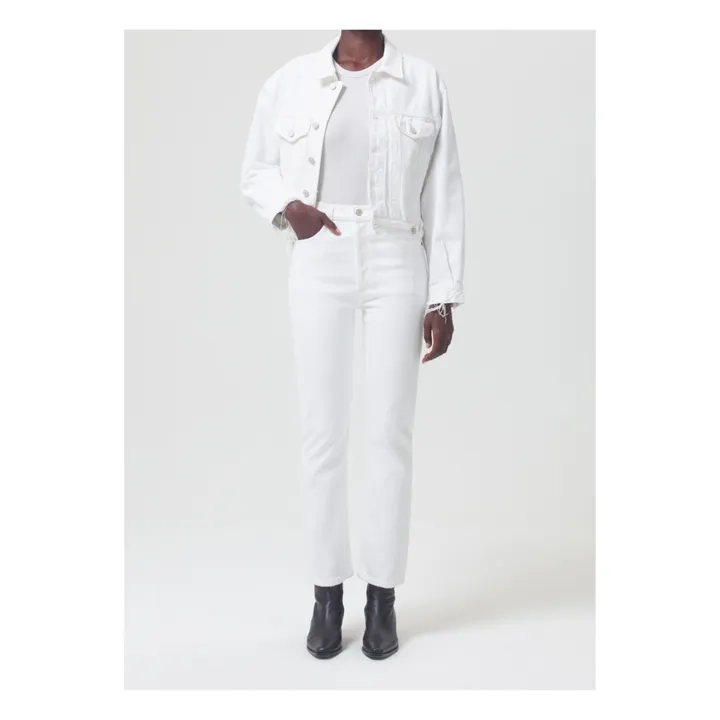 Agolde Jean Riley Crop | Sour Cream