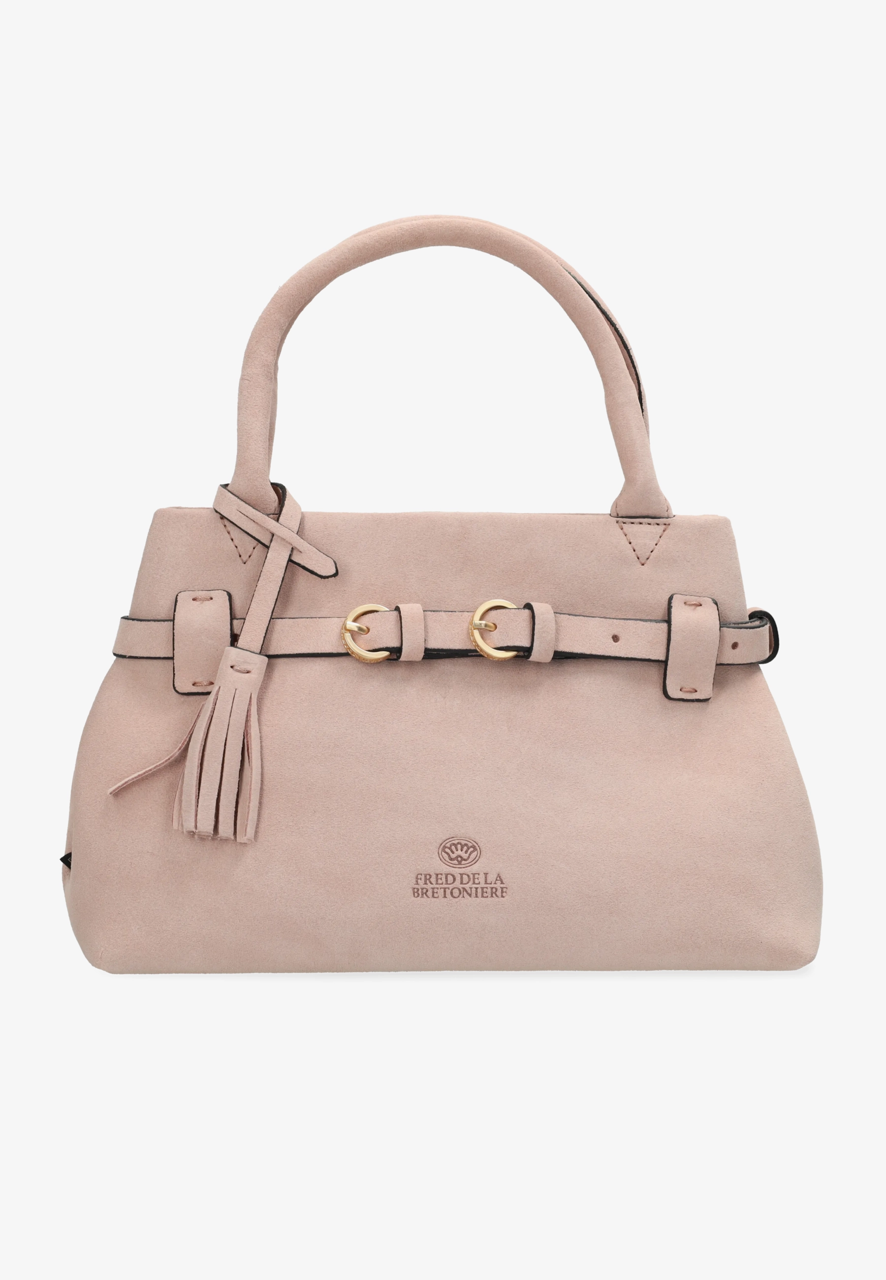 MAE HANDBAG MINI Suede Pastel Pink