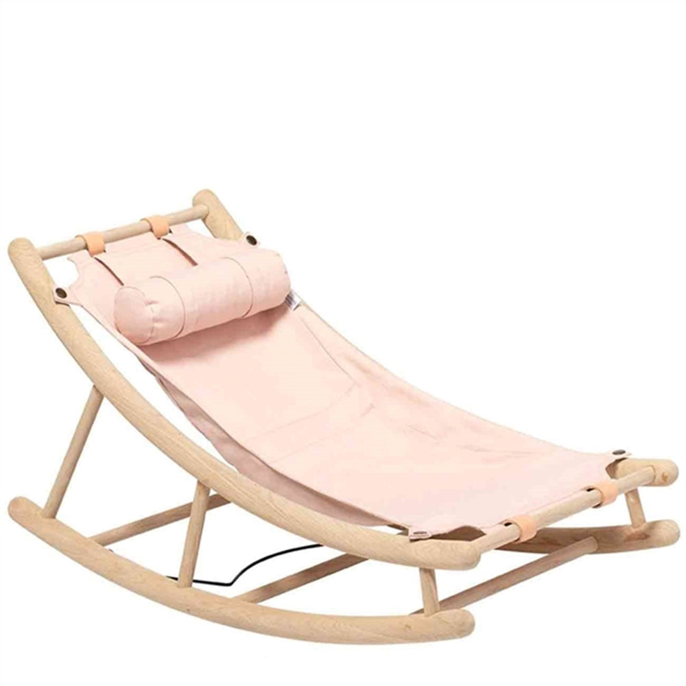 Køb Oliver Furniture Wood Baby & Junior Vippestol Eg/Rosa