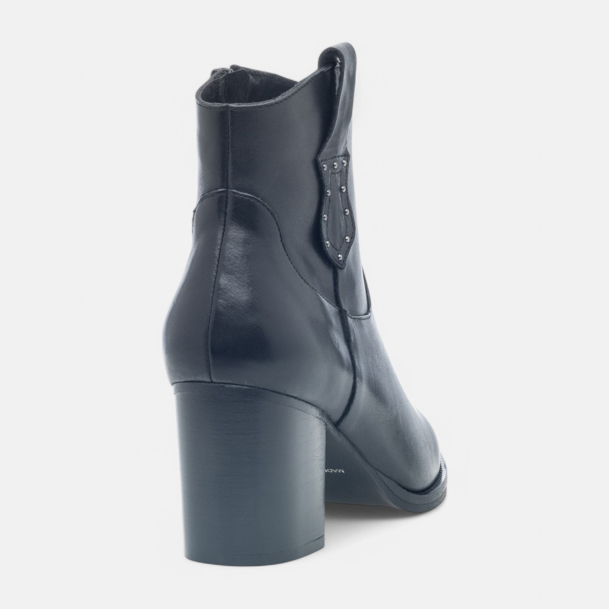 Santiags Femme en cuir noir