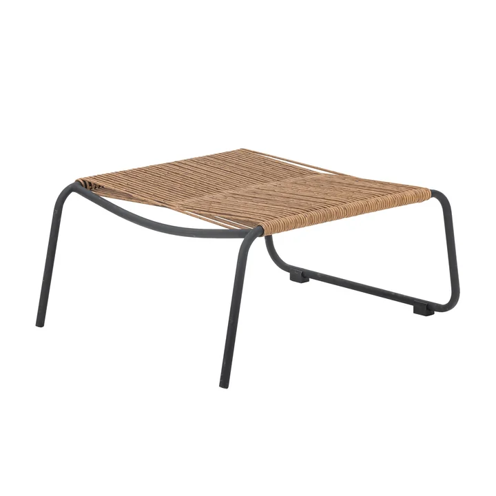 Bloomingville - Boel Liegestuhl mit Hocker, natur