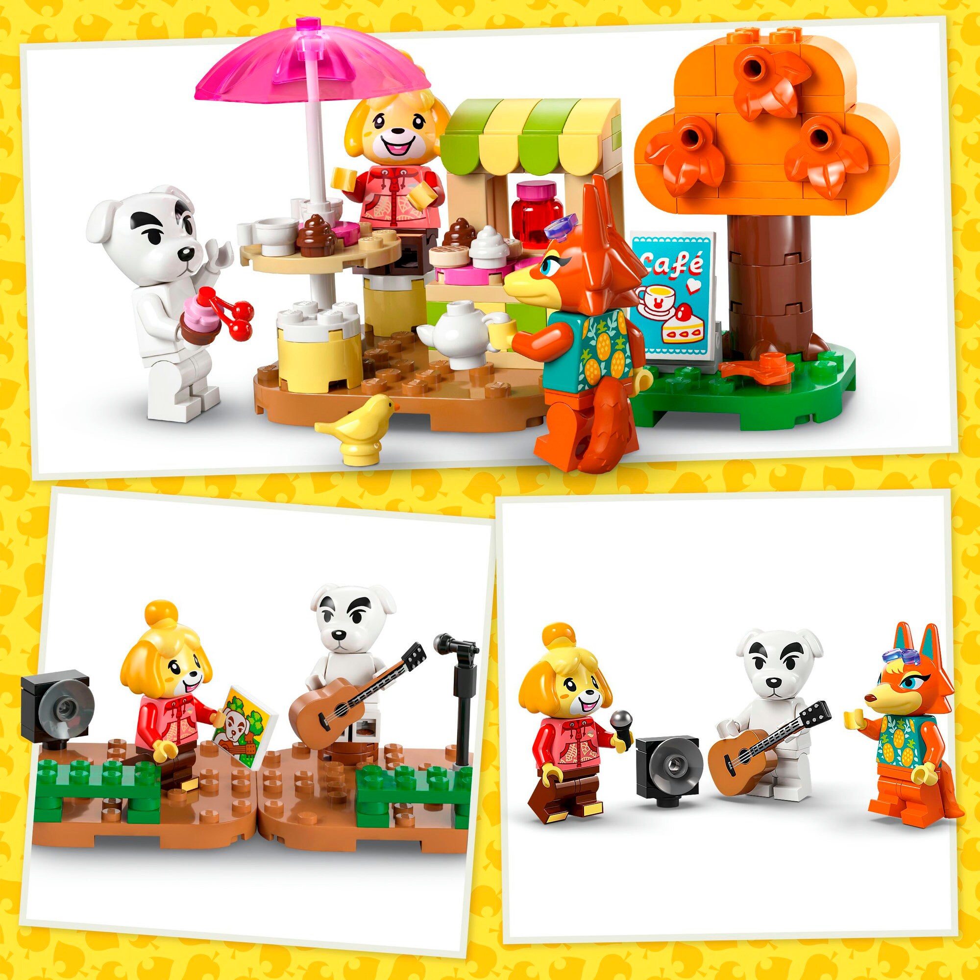 LEGO Konstruktionsspielzeug Animal Crossing K.K. spielt auf dem Festplatz