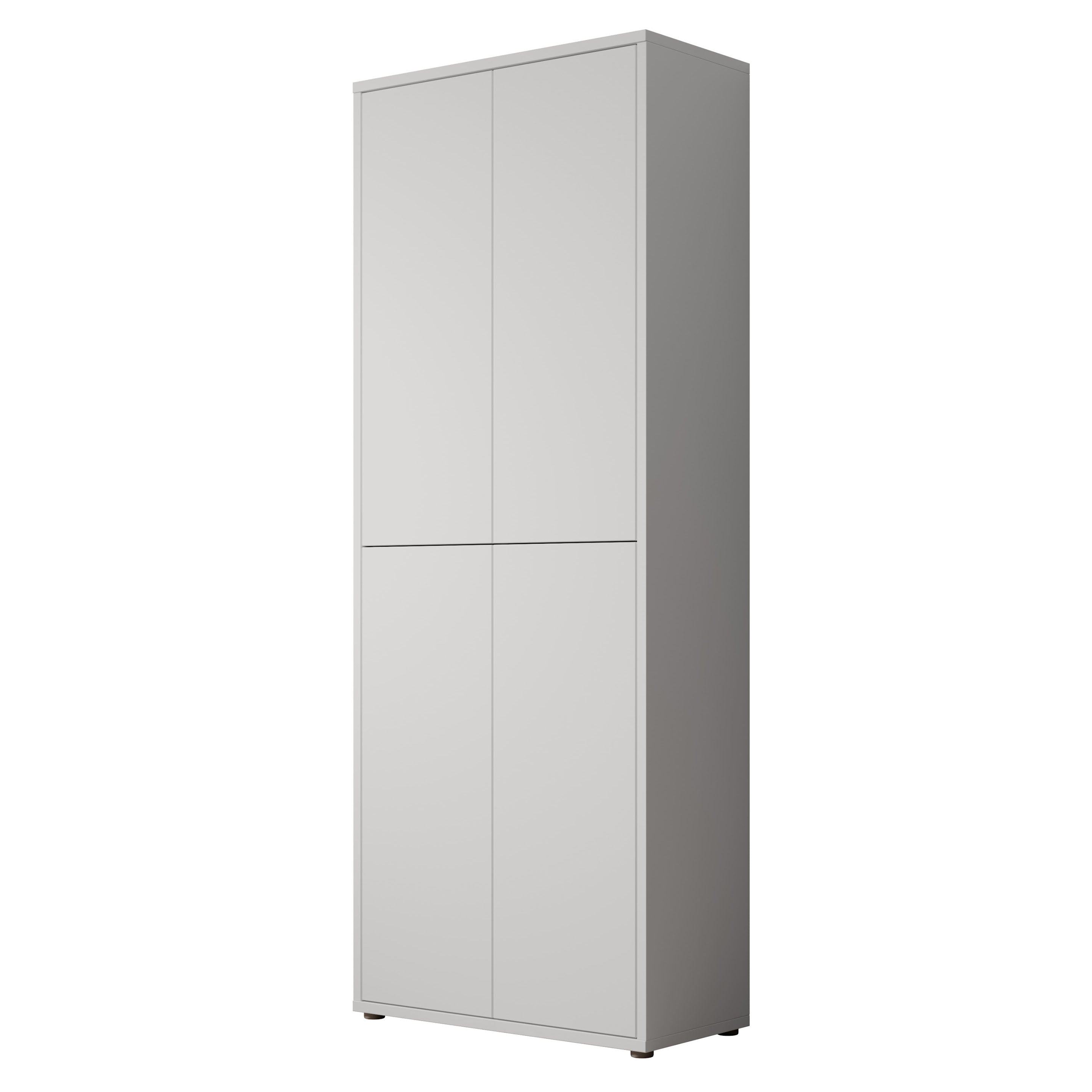 Meubella - Schoenenkast Amber - Lichtgrijs - 75 cm