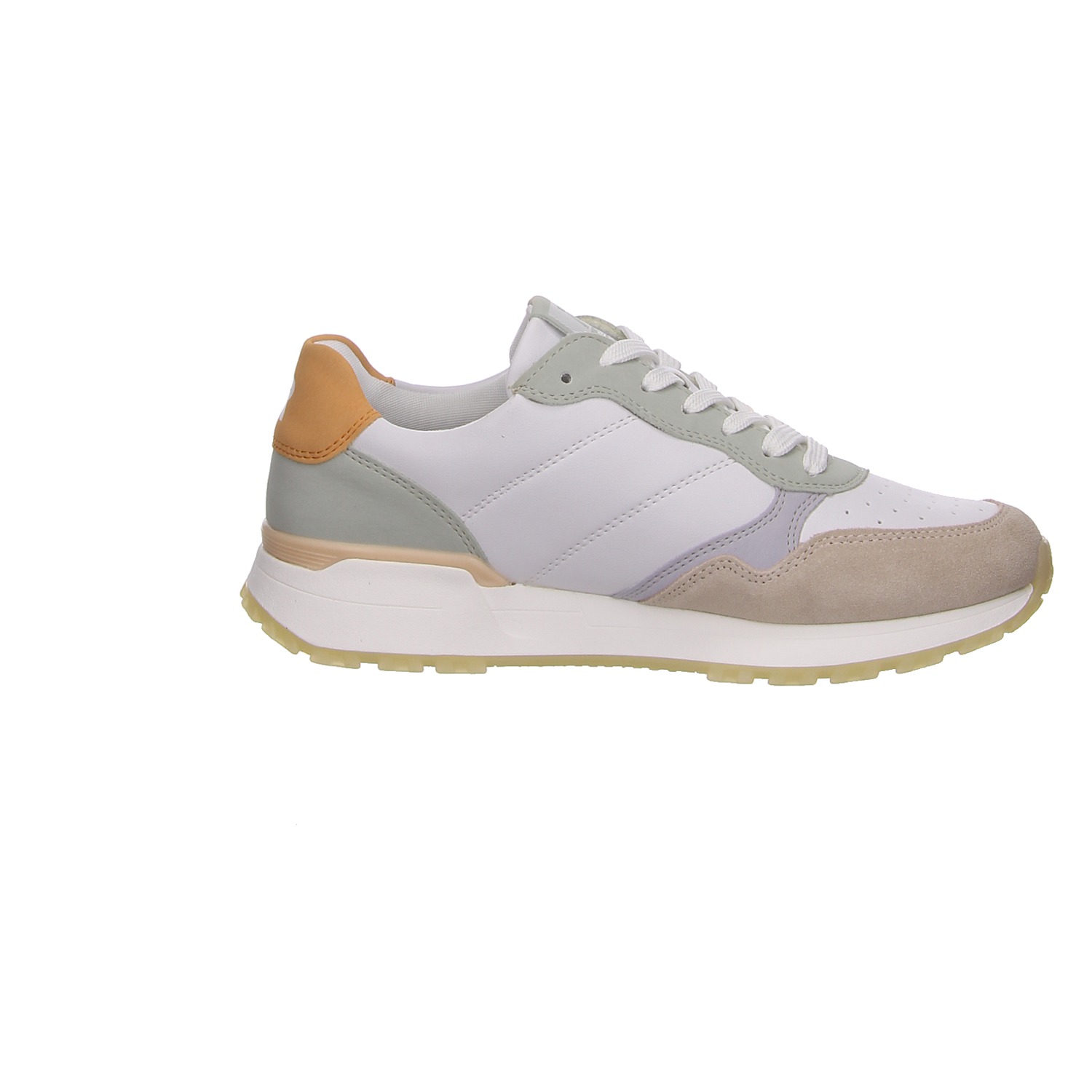 Rieker Sneaker weiß beige weiss/weiss kombi