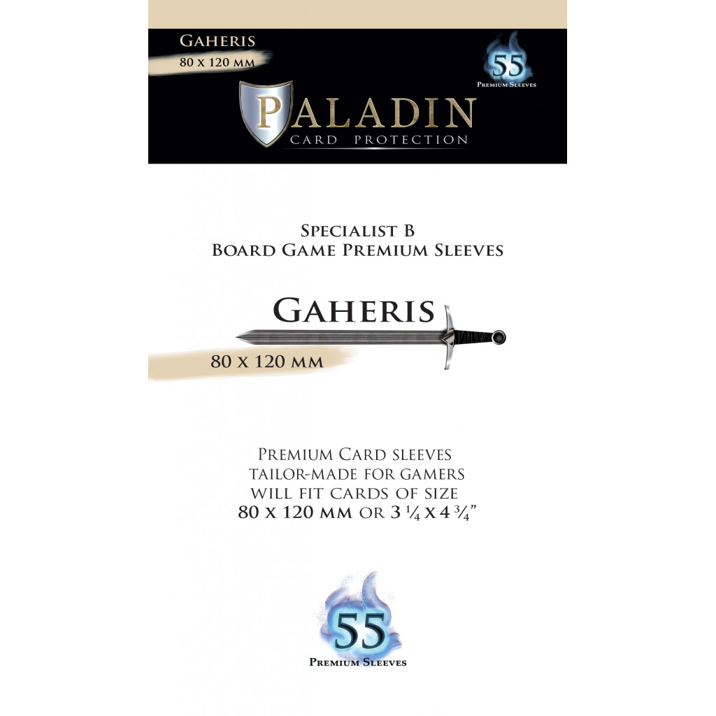 Pochettes Paladin - Gaheris Specialist B - 80 x 120 mm - 55p