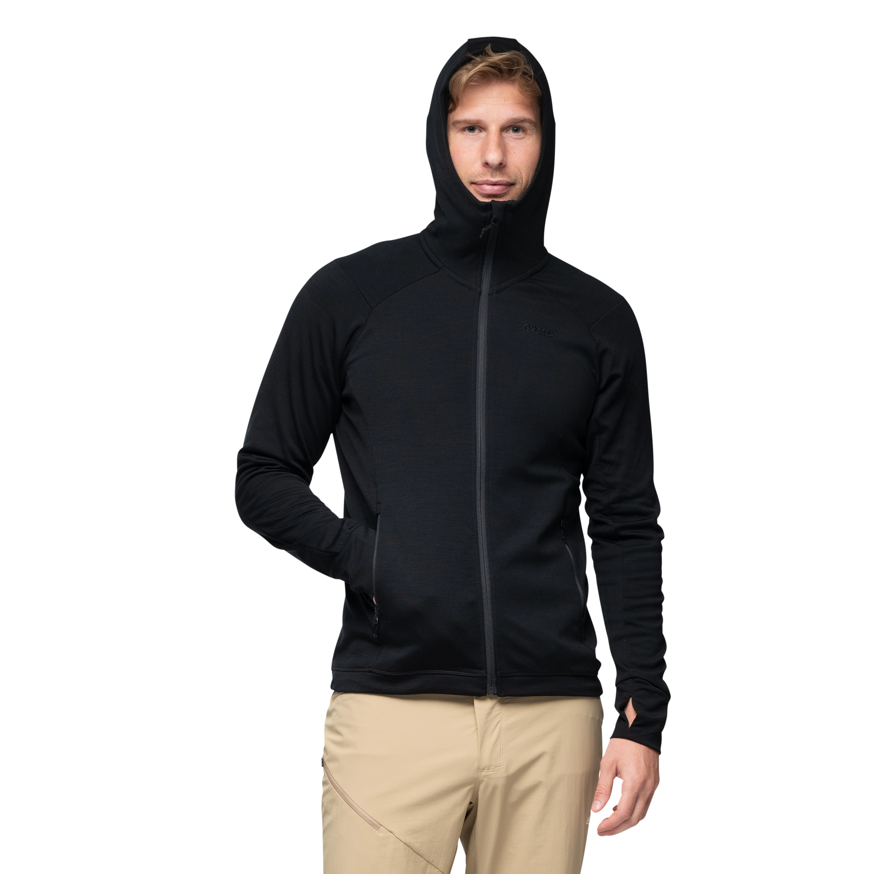 Ulstein Wool Hood Jacket Black