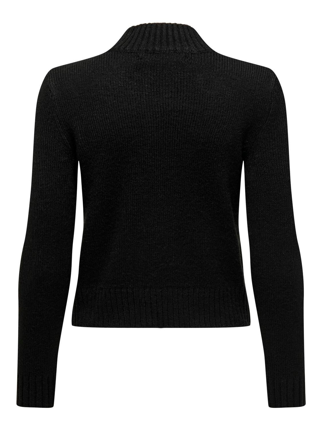 ONLALLIE Strickpullover Black