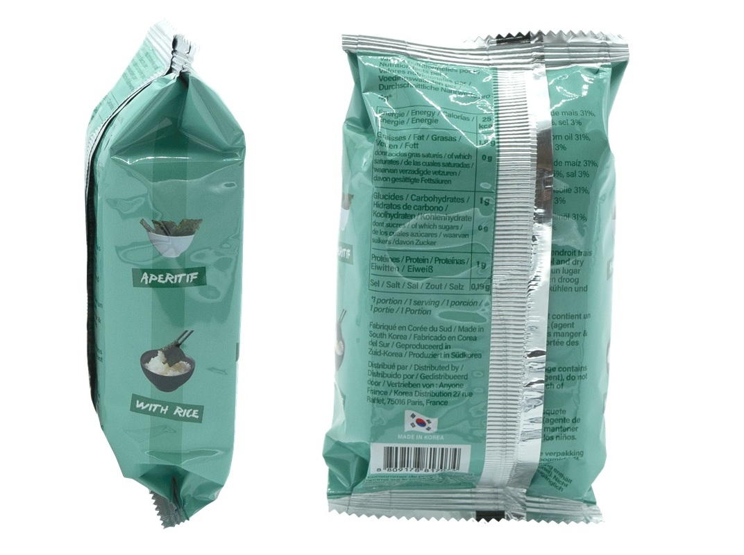 CHIPS DE ALGA MR. MIN SABOR ORIGINAL 4G