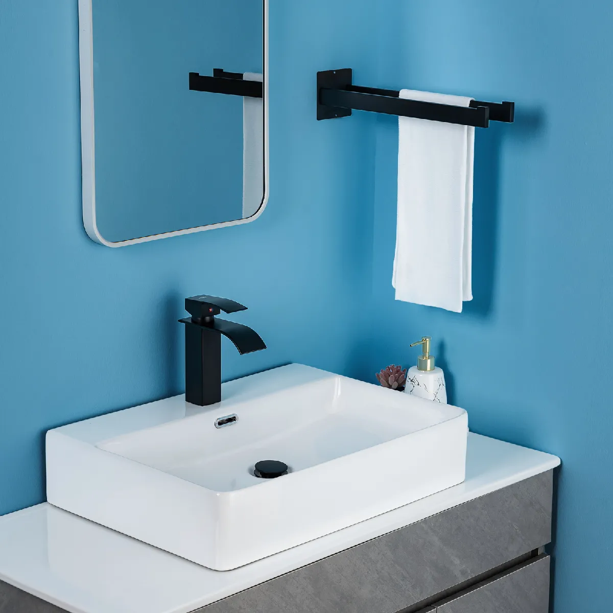 Auralum MAX Double Porte Serviette Auralum Noir
