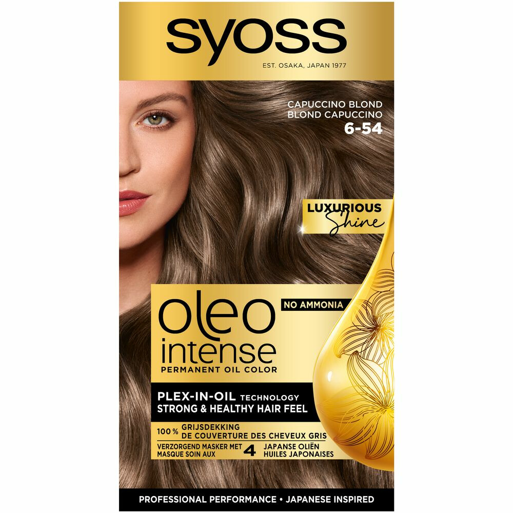 Syoss Oleo Intense Haarverf 6-54 Capuccino Blond