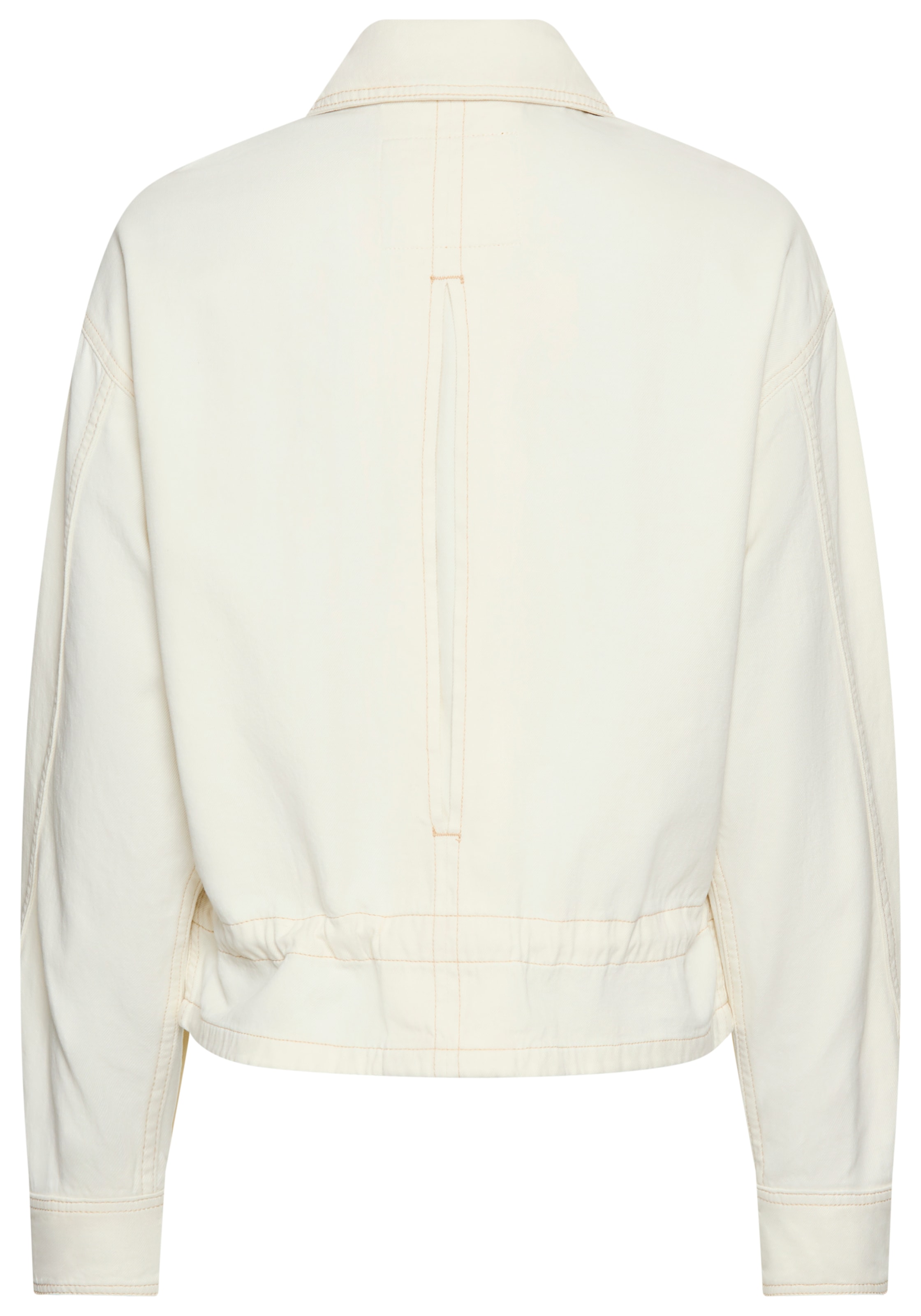 BOSS ORANGE Jeansjacke »DENIM JACKET 4.0 Premium Damenmode« mit verstellbarem Kordelzug