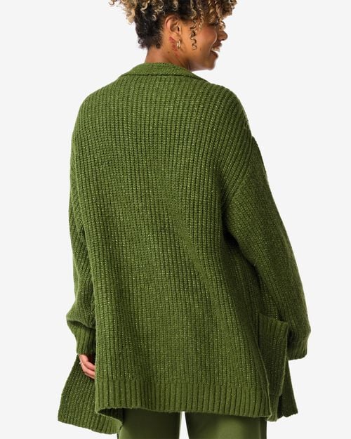 cardigan femme Gracelyn vert foncé
