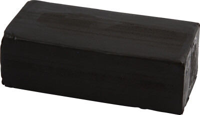 Soft Clay - Modellervoks - Sort - 500 G