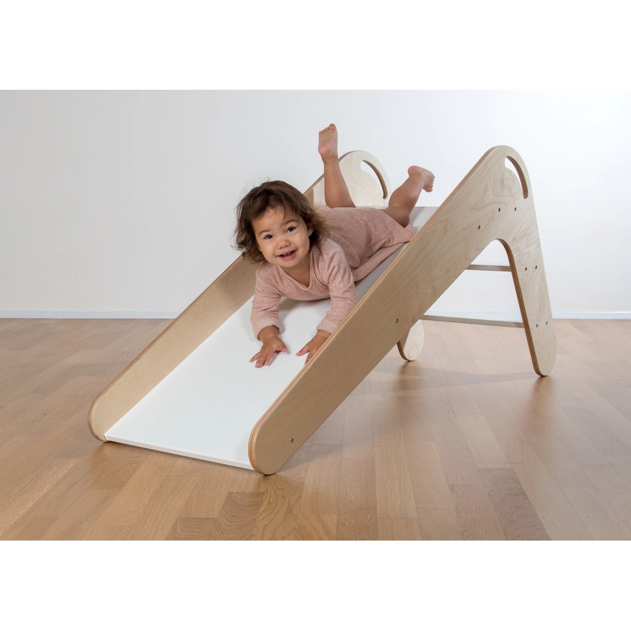KidsBo Kinderrutsche VIVA naturweiß