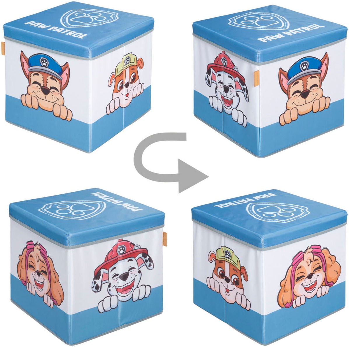 roba® Kindersitzgruppe »Paw Patrol« Set,  mit Tisch und Sitzhocker