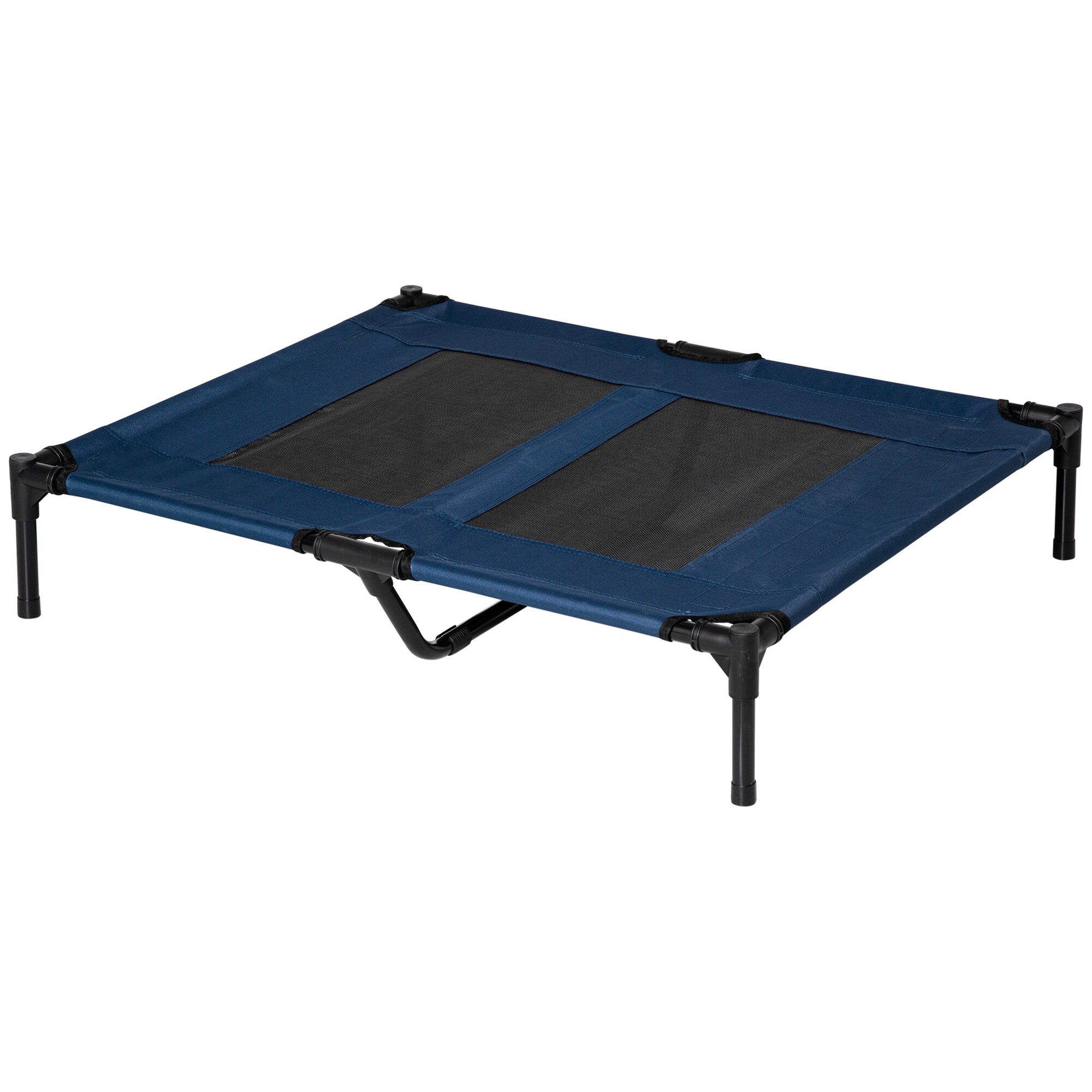 PawHut Hundeliege mit atmungsaktiven Bezug blau 92 x 76 x 18 cm (LxBxH)