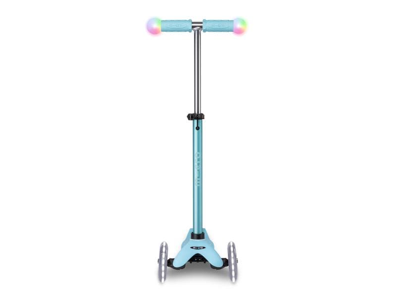 Micro Mobility Kickboard Mini2Grow Deluxe Magic LED, Blue All-in-one Scooter für die ersten Lebensjahre