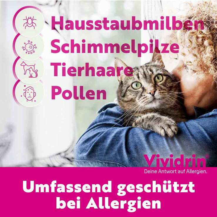 Vividrin® Azelastin Kombipackung bei Heuschnupfen & Allergien, 1 P