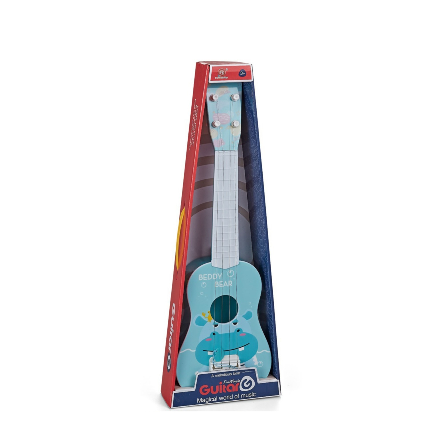 (55cm) Spielzeug Ukulele Kinder Gitarre Musik Instrument mit 4 Verstellbaren Saiten - Beddy Bear