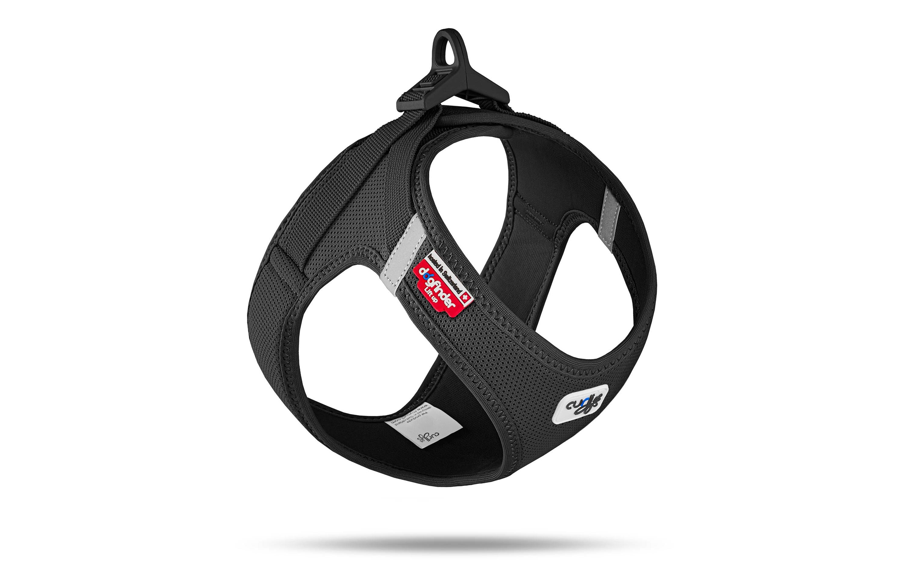 Geschirr Vest Air-Mesh L, SchwarzDas verstellbare Brustgeschirr mit Schnalle