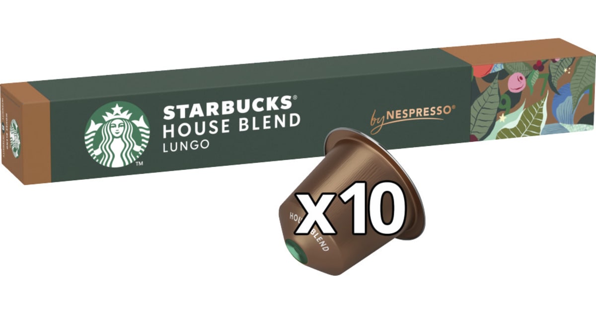 STARBUCKS House Blend Lungo Kaffee 10 Kapseln