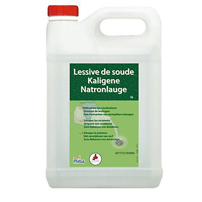 Lessive de soude décapant et nettoyant Phebus 5L