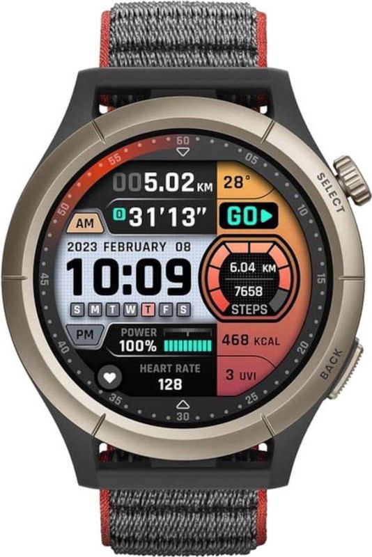 Amazfit Cheetah Pro Run Smartwatch Groen/Rood