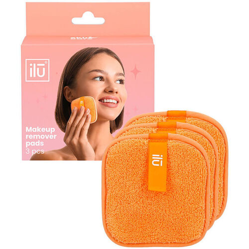 Ilū - Discos Desmaquillantes Cuadrado Naranja