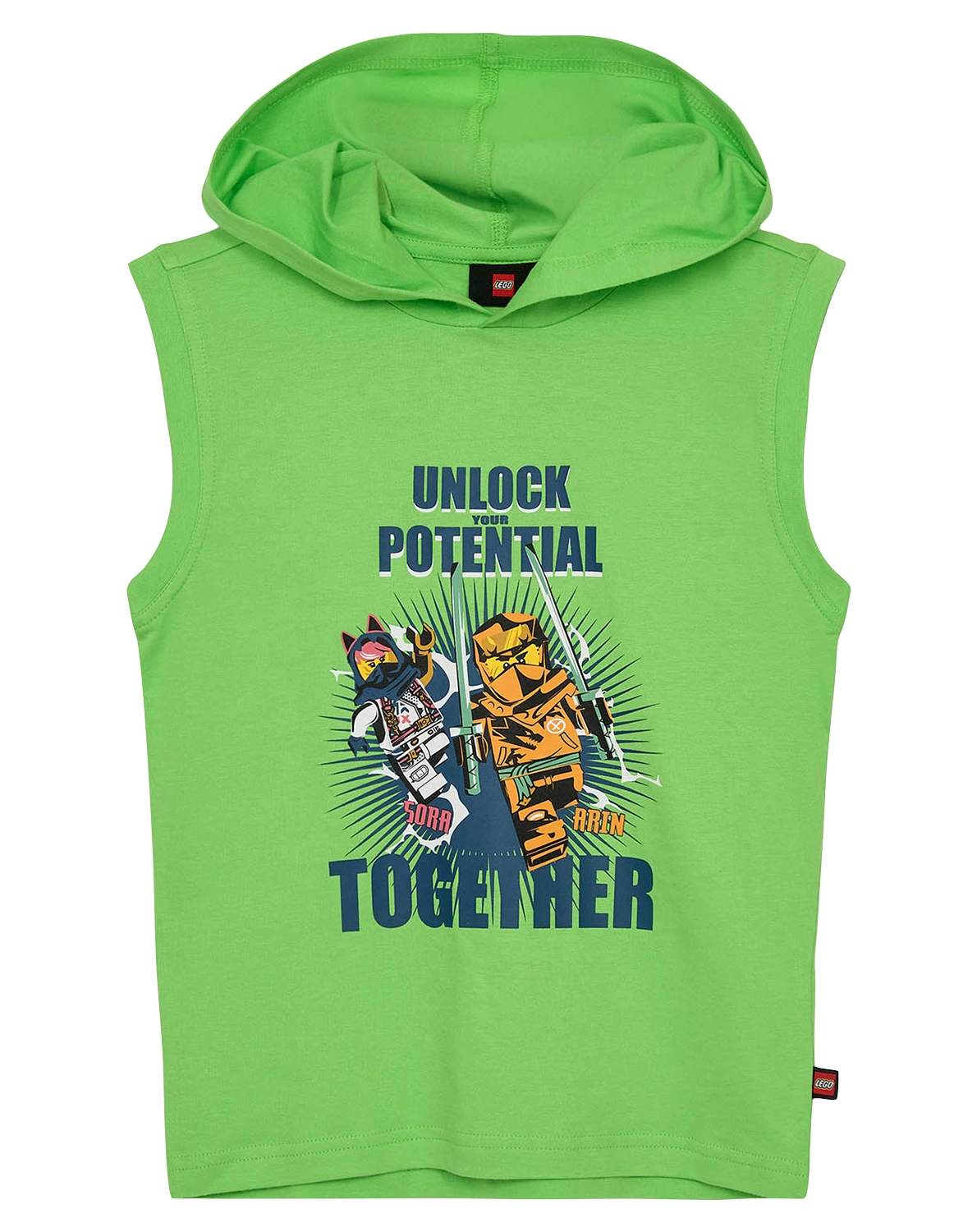 Kapuzen-Shirt LWTANO 313 in bright green