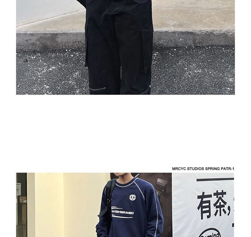MRCYC - Sweatshirt met ronde hals en letters